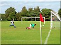 TQ3014 : Goal! Clayton Recreation Ground, West Sussex by nick macneill