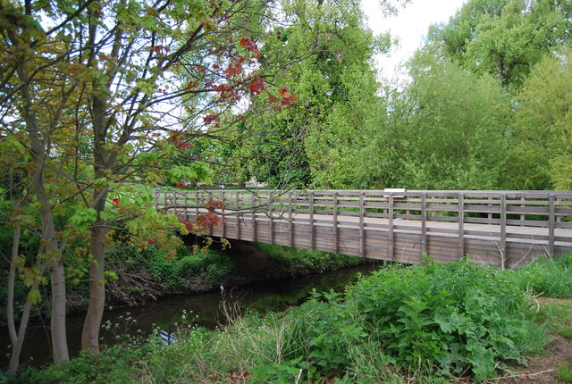 Bridge over the River Ravensbourne,... © N Chadwick :: Geograph Britain ...