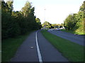 Cycle track beside Marlborough Way (B5440)