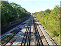 Railway west of Eastcote Lane bridge