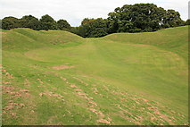 SP0201 : Site of Roman Amphitheatre, Cirencester by Rob Noble