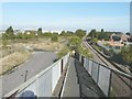 Footbridge over the railway line to Sheerness