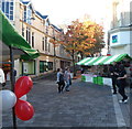 Balloons and stalls, Newport Food Festival 2012