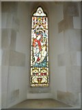 SY7994 : St. John the Evangelist, Tolpuddle: stained glass window (d) by Basher Eyre