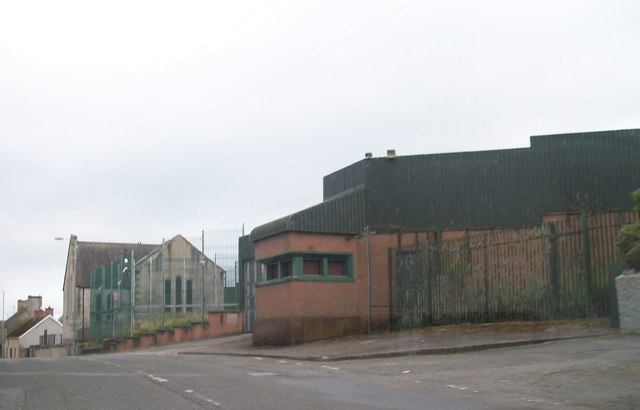 The decommissioned Newtownbutler PSNI station