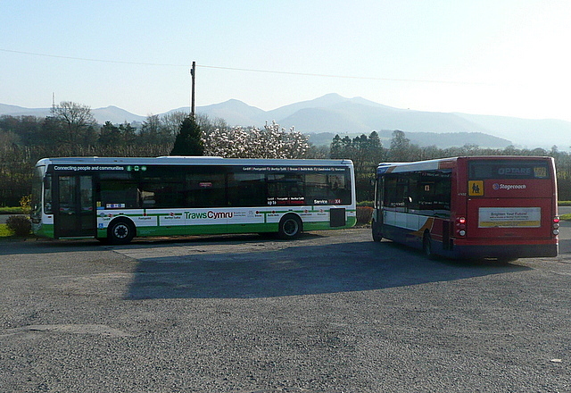 Bus terminus at Bishop's Meadow