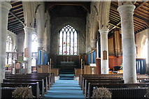 TF1442 : Interior, St John the Baptist church, Great Hale by J.Hannan-Briggs
