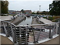 Lock on the canal basin in Stratford-upon-Avon