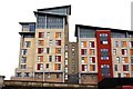 Colourful flats by Bridge Road