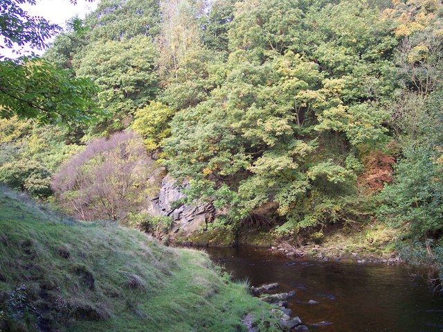 The River Etherow from Warrastfold Bridge