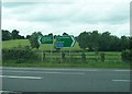 The junction of the A34 and the A4 north west of the village of Maguiresbridge