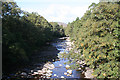 NN7270 : River Garry at Dalnacardoch by Anne Burgess