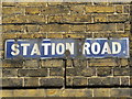 Old sign for Station Road (2)