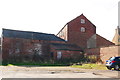 Eastgate carpark and the back of the Queen St. grain warehouse