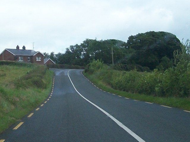 New house at the junction of the R181 and a minor access road at Corhelshinagh