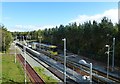 Tram at Oldham Mumps Metrolink Station