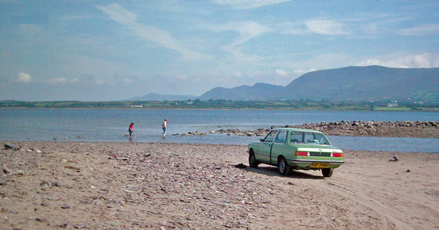Rossbehy Sands, 1978 with new BMW 320