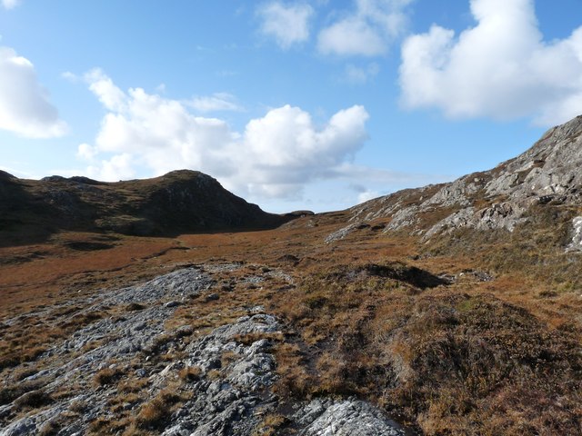 A high col through the Eabhal ridge