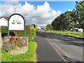 "Welcome to Beragh" sign