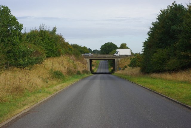 A11 crossing the Croxton Road
