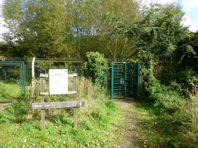 Exit gate at Rye Meads Nature Reserve