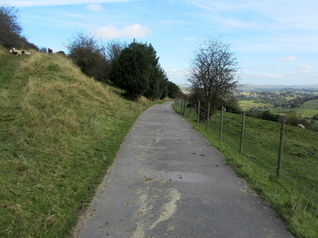 Access Lane to Hollin Top