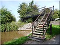 SO8857 : Metal footbridge at the tail of Lock 11 by Christine Johnstone