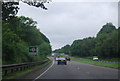 A27 approaching the Binsted turning