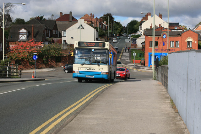 Bus on Greenheath Road