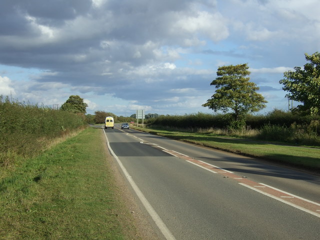 Stamford Road (A1175) heading east 