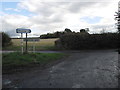 Road sign near Longhope