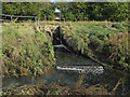 Small sluice and weir