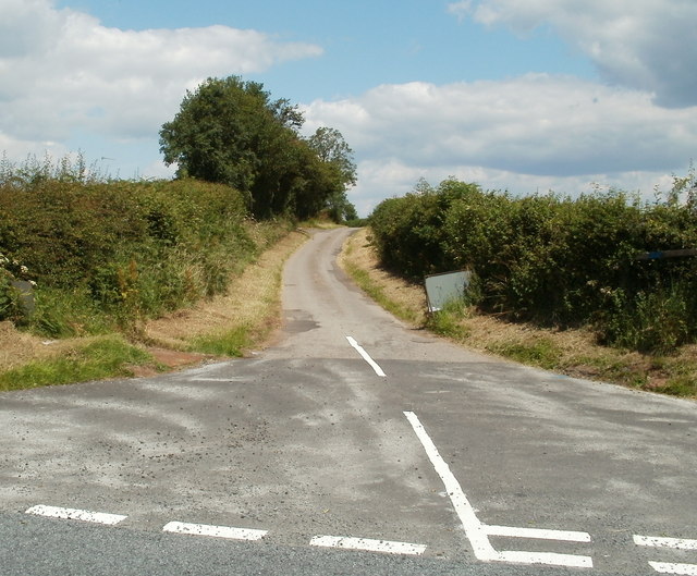 Road to the B4235 near Shirenewton