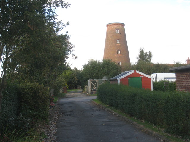 Former windmill at Harby