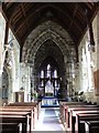 NY7756 : Holy Trinity Church, Whitfield - nave by Mike Quinn