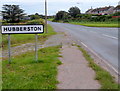 Western boundary of Hubberston