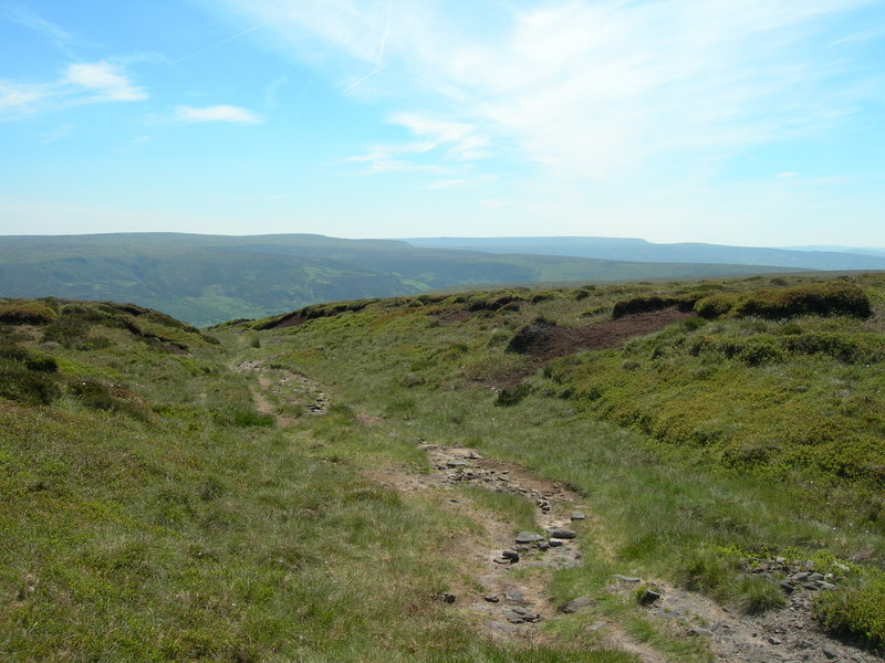 Chew Road over Laddow Moss © John Topping :: Geograph Britain and Ireland