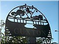 Cuxton Village Sign (close-up)