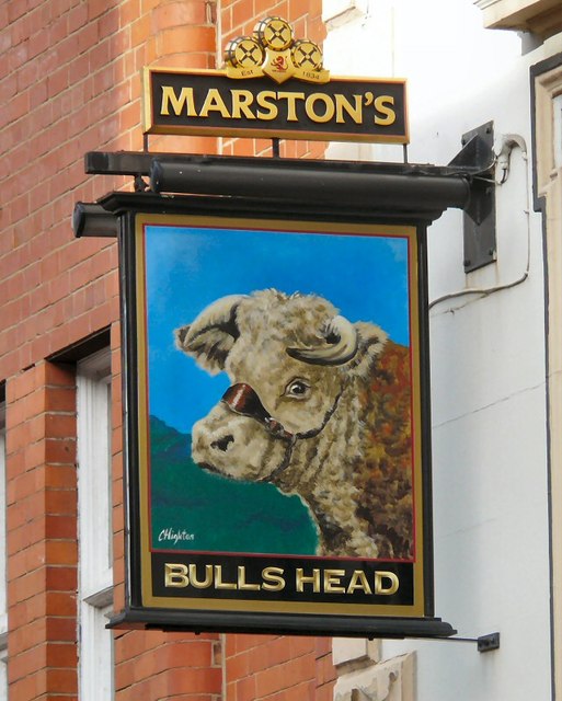 Sign Of The Bulls Head © Gerald England :: Geograph Britain And Ireland