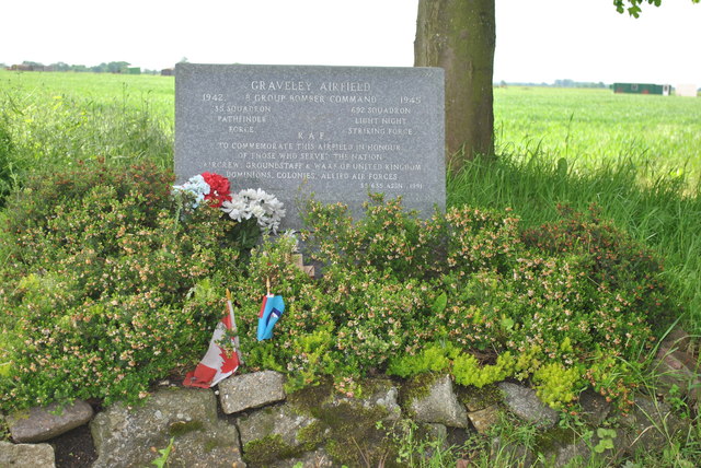 Graveley airfield memorial