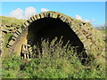 NY8161 : Tile kiln near Sillywrea Farm - close up of right hand arch by Mike Quinn
