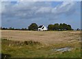 View across the fields to Pebley Inn