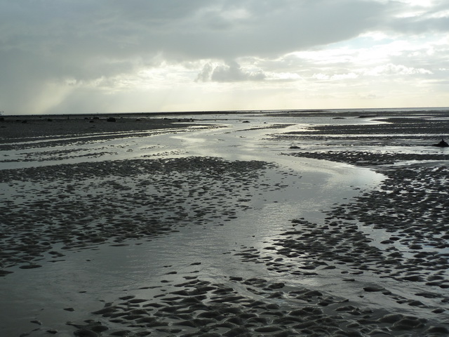 Shallow gully, Morecambe Bay © Alexander P Kapp :: Geograph Britain and ...