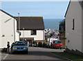 Looking down Trinity Close