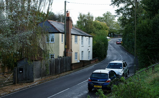 Cottages on Fairoak Road, Bishopstoke, Hampshire