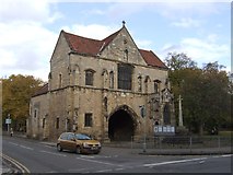 SK5878 : Gatehouse to Worksop Priory by John M