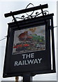 The Railway Hotel name sign, Yate