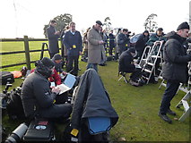 TF6928 : Instant news from Sandringham - Christmas Day 2011 by Richard Humphrey