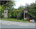 Sealed up former postbox, Mynydd-bach