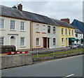 Colourful Broad Street houses, Llandovery